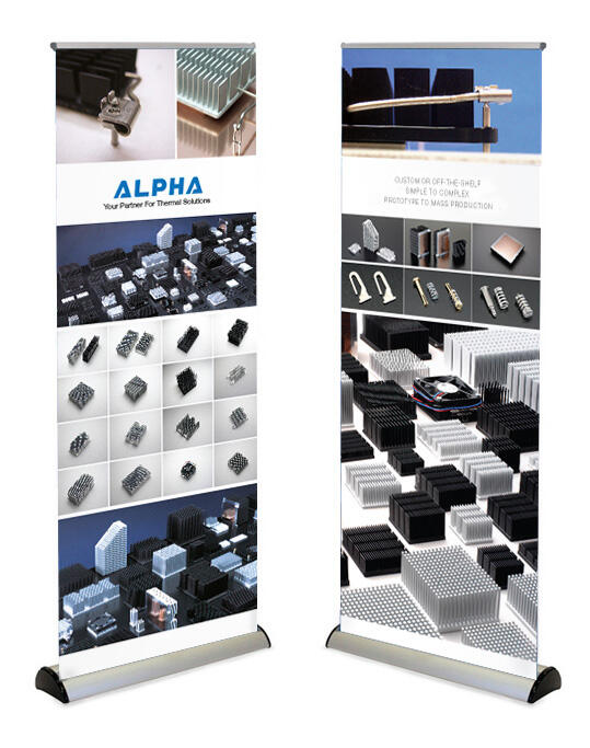 Alpha standing sign Alpha standing sign