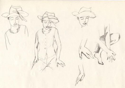 Ladies and hats Ladies and hats